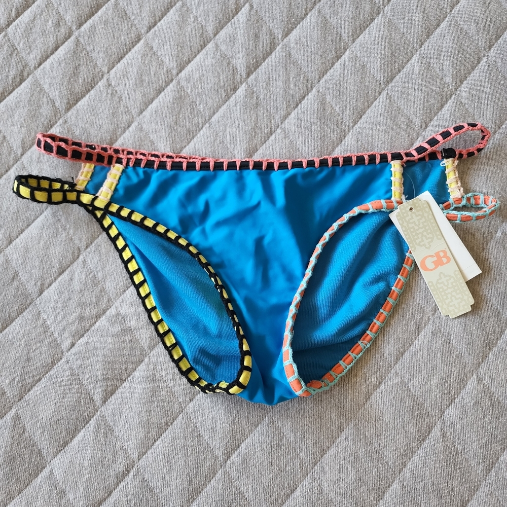 ⭐ 4/$20‎ GB Swim Bikini Bottoms Large NWT